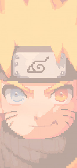 Naruto With Multicolored Eyes Pixel Wallpaper Anime
