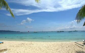White Beach And Ocean