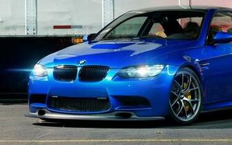 Bmw M3 E92 Blue Car Wallpaper HD High Quality