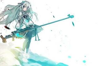 Wallpaper Girl Weapons Barrette Sniper Rifle Chaika The Coffin