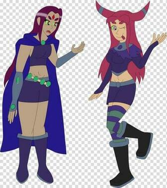 Starfire Raven Rose Wilson Teen Titans Blackfire