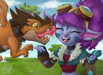 Dragon Trainer Tristana By Inkrose98
