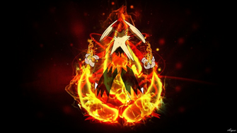 Mega Blaziken By Aiyeee Customization Wallpaper Other
