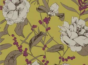 Romo Fougere Collection Beatrix Wallcovering Alexander Interiors