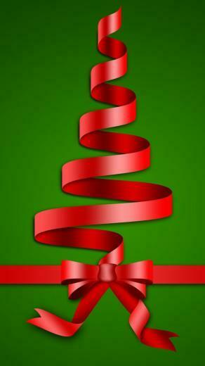 Christmas Tree Background iPhone Wallpaper Holidays