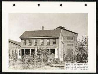Bldg Nco Quarters In Background At Right