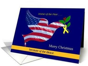 Patriotic Christmas Cards Wallpaper