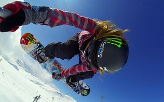 Jamie Anderson Snowboarding Gopro Widescreen And Full HD Wallpaper