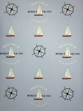 Galerie Nautical Blue Wallpaper Nursery