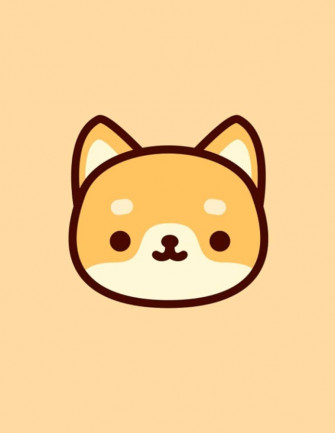 Kawaii Shiba Inu Sketchbook Cute Dog Journal Large Blank