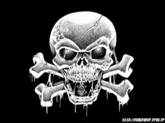 Black And White Skull Wallpaper HD Pretty