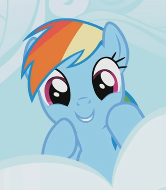 Rainbow Dash Cute Face By Infamous Spartan