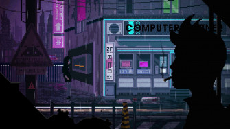 Smoking In The Rain Pixel Live Wallpaper Wallpaperwaifu