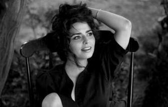 Wallpaper Smile Black And White Pose Singer French Jennifer