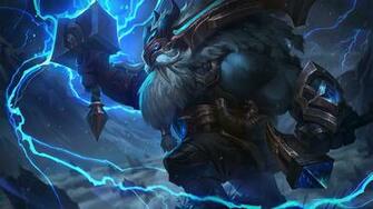 Thunder Lord Ornn Lol Splash Art League Of Legends 4k