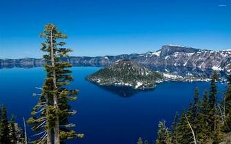 Crater Lake Usa Wallpaper Nature