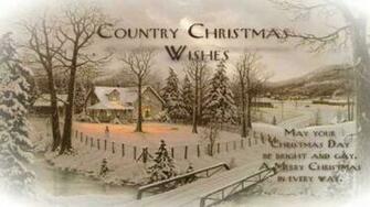Country Christmas Wishes Wallpaper