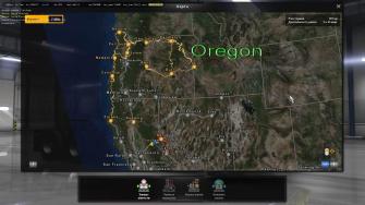 Satellite Background Map Of America X Ats Mods American