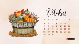 October Calendar Desktop Wallpaper Entheosweb