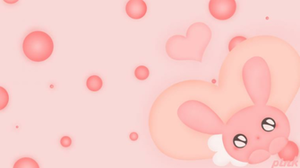 Pink Bunny Wallpaper By Msexecutive