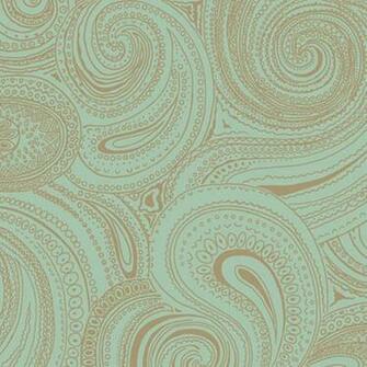 Silhouettes Swirling Paisley Wallpaper Contemporary By