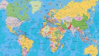 World Map Aesthetic S6ous8qb36r29hoe Wallpaper