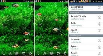 Fish Live Wallpaper Android Tank 3d Jpg