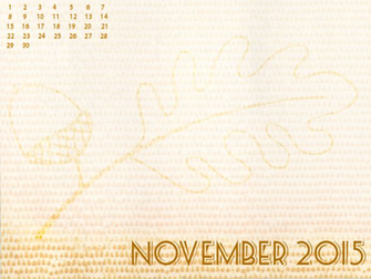 November Desktop Mobile Wallpaper Bie Plucky S Second