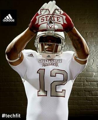 Mississippi State Bulldogs Adidas Snow Bowl Techfit Uniforms