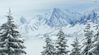 Winter Mountains Wallpaper