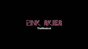 The Weeknd Pink Skies Rap Wallpaper