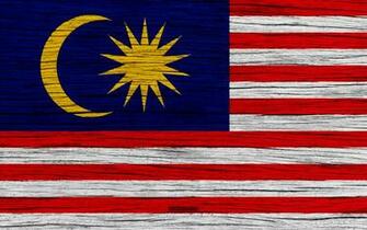 Wallpaper Flag Of Malaysia 4k Asia Wooden Texture