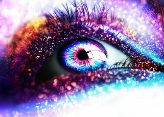 Glitter Sparkle Psychedelic Abstract Abstraction Bokeh Eyes Eye