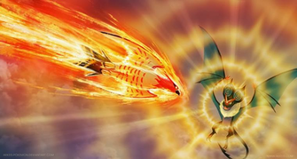 Sky Battle Talonflame Vs Noivern Go Anime