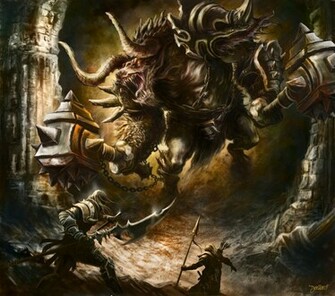 Awesome Minotaur Wallpaper
