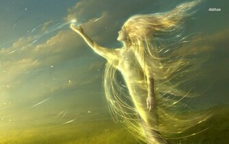 Glowing Mother Nature Wallpaper Fantasy