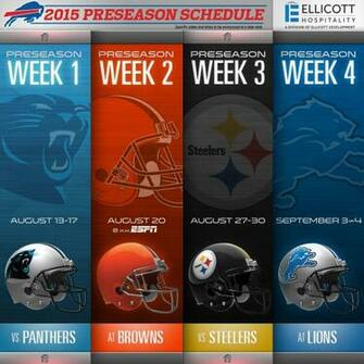 Their Preseason Schedule Buffalo Will Host The Carolina Panthers