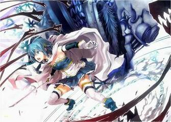 Madoka Magica Wallpaper Awesome Miki And Puella Magi