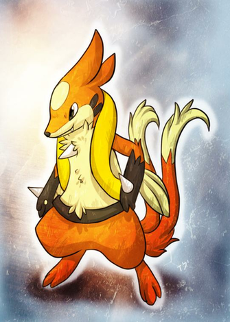C Floatzel Lucario Fusion By Skeletpengu