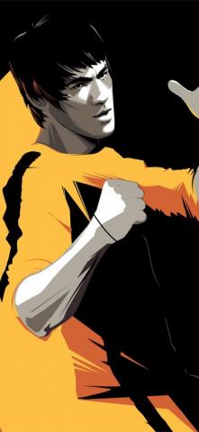 Bruce Lee Digital Art Phone Teahub Io iPhone Wallpaper