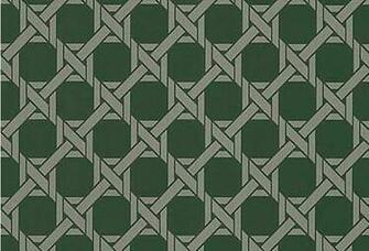 Kenneth James Lattice Wallpaper Walnut