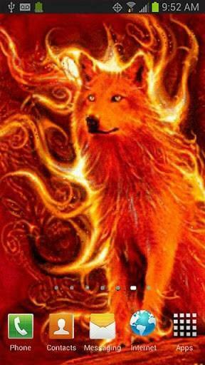 Fire Wolf Wallpaper Screenshots Live