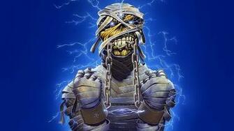 Music Monsters Mummy Iron Maiden Eddie Wallpaper