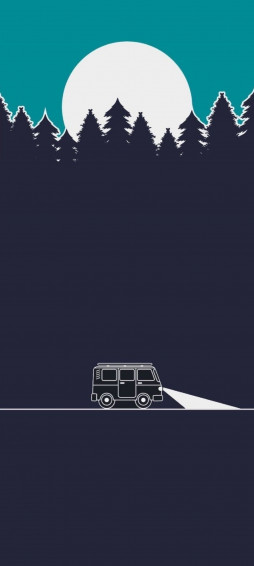 Midnight Minimalist Wallpaper Apple iPhone S10
