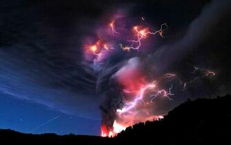 Cran Lightning Volcano Forces Of Nature