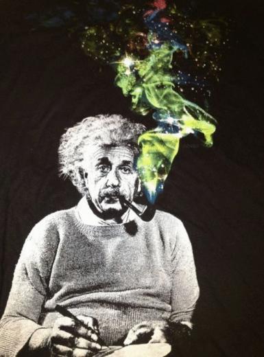 Albert Einstein Smoking