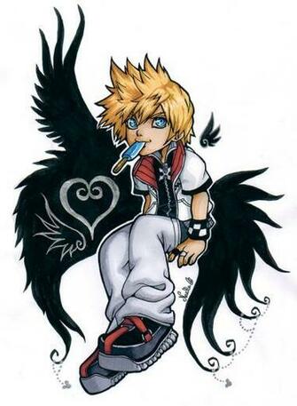 Roxas Kingdom Hearts By Lowenael