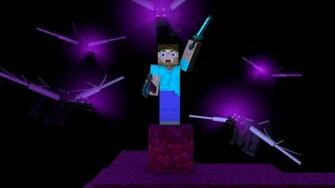 Home Minecraft Wallpaper Ender Dragon Made An