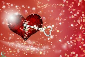 Kindlykhan Red Heart Background By Kindiykhan