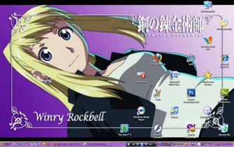 Winry Rockbell Wallpaper By Chibiangel86